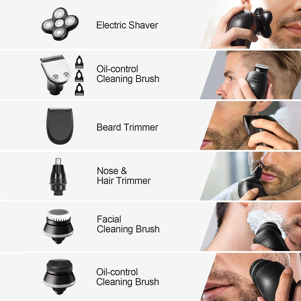 Easy To Use Ergonomic Shaver with Kits